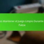 Cómo Mantener el Juego Limpio Durante una Paliza